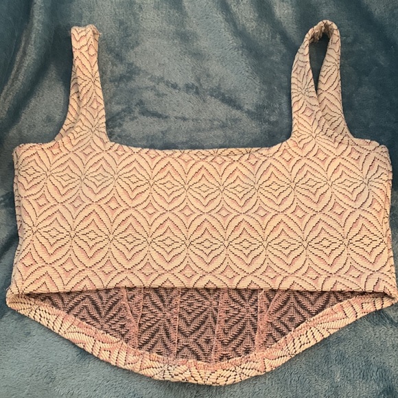 Free people intimately crop corset stud top small - Picture 3 of 4